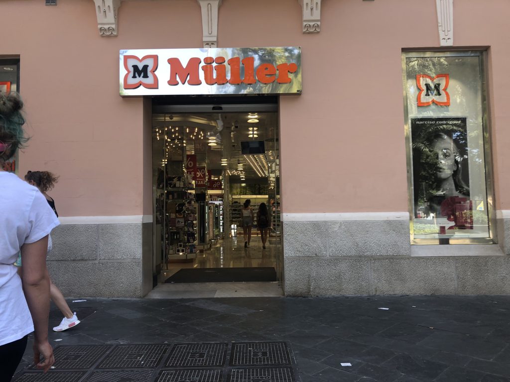 Müller Drogeriemarkt Palma de Mallorca Plaza Espana